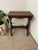 Wood Vintage Decorative Wood Stool With Curved Silhouette and Exposed Peg Details For Sale - Image 7 of 9