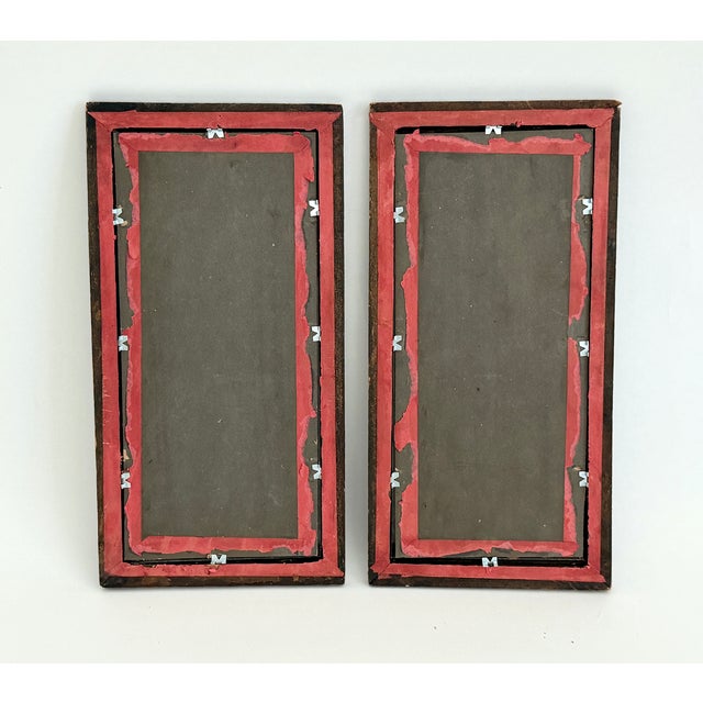 Mid 20th Century Vintage Mexican Feather Art Collage - A Pair For Sale - Image 5 of 6