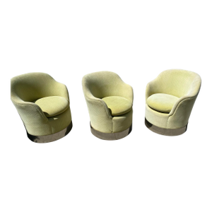 Rare 1970s Space Age Swivel Chairs by Phillip Enfield Designs – Set of Three