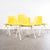 Italian Yellow Stacking Chairs, 1970s, Set of 4 For Sale - Image 12 of 18