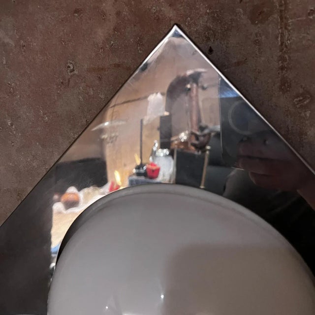 Metal 1970s Chrome and Plexiglass Modern Space Age Four Light Wall Lamp Sconce For Sale - Image 7 of 9