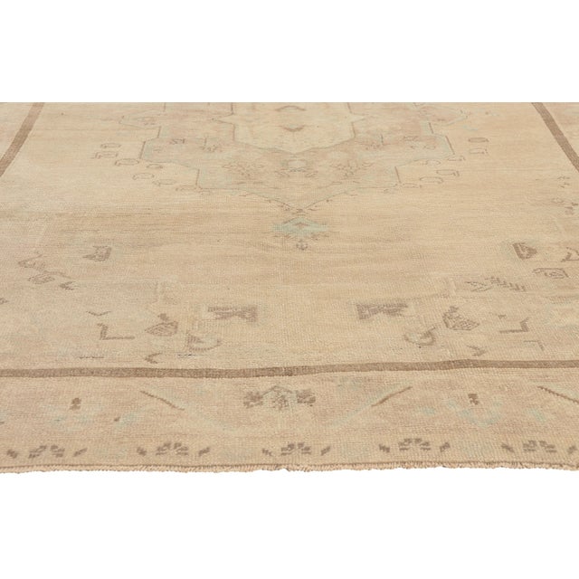 Vintage Turkish Oushak Rug, 06'00 X 08'06 For Sale - Image 4 of 10