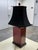 Late 20th Century Red Chinoiserie Style Box Table Lamp, Vintage For Sale - Image 5 of 12