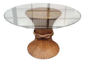 Vintage Sheaf of Wheat Table by John and Elinor McGuire