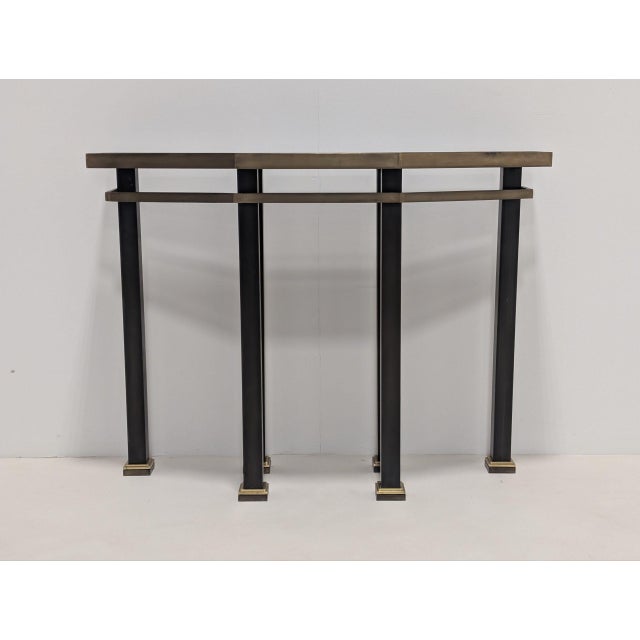 Bespoke Brass Console Table For Sale - Image 13 of 13