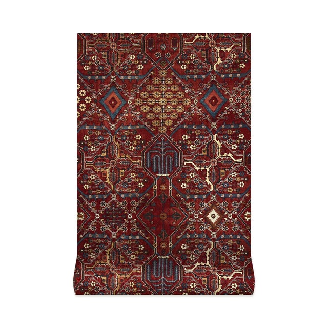 House of Hackney House of Hackney Mey Meh Wallpaper - Sienna, Sample For Sale - Image 4 of 4