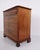 Wood Mahogany Chest of Drawers with Four Drawers, 1880s For Sale - Image 7 of 12