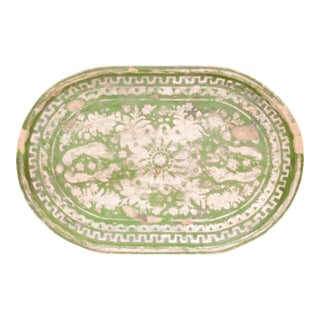 Carved Wooden Catchall Tray For Sale
