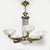 Atelier Petitot Art Deco Brass Petitot Chandelier W/ Glass Rods & Opalescent Glass Shades For Sale - Image 4 of 18