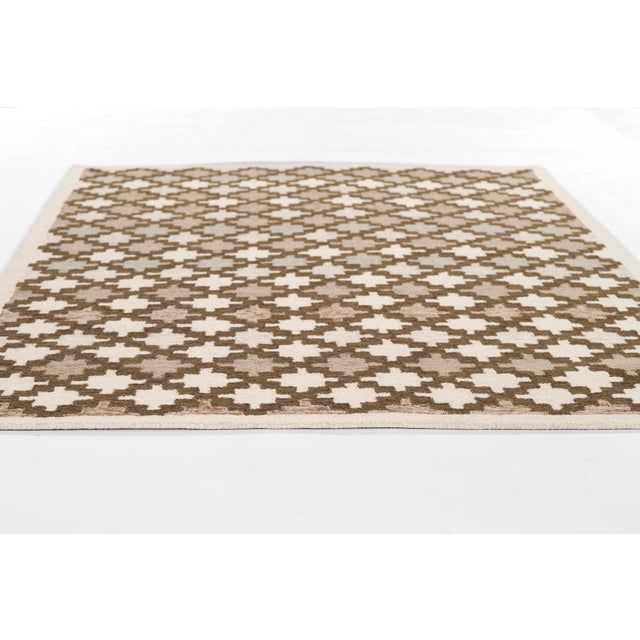 Textile Erin Gates by Momeni Abbot Neutral Swedish Geo Wool Rug 5' X 8' For Sale - Image 7 of 10
