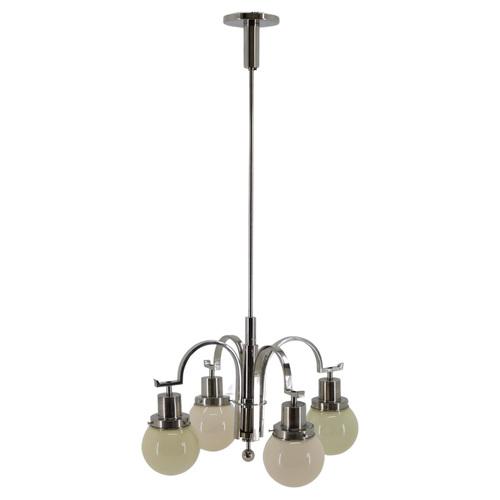 Art Deco Chandelier, Czechoslovakia, 1930s For Sale - Image 15 of 15