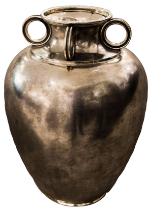 Italian Silver Vase by Mario Buccellati, 1940s