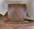 Vintage Industrial Stool Oak Wood and Red Steel For Sale In Richmond - Image 6 of 12
