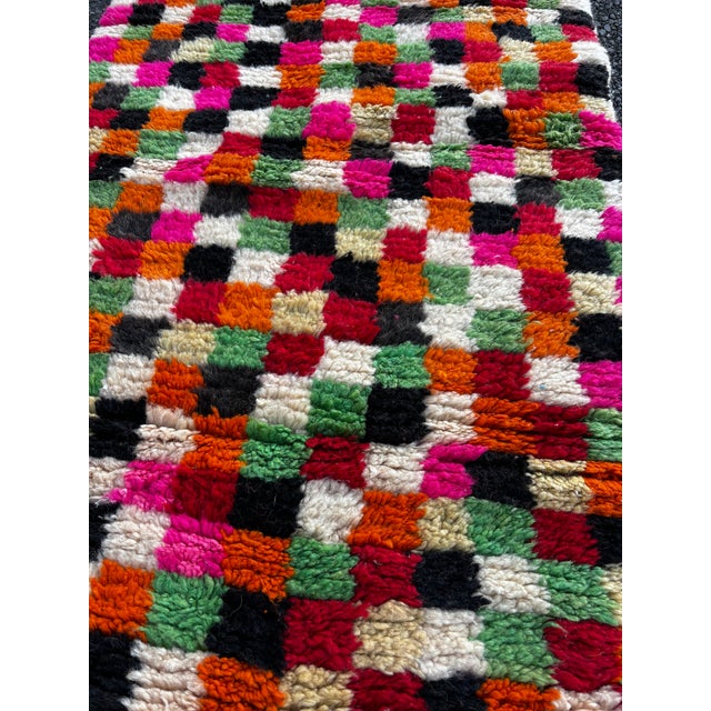 Moroccan Boujad Runner Rug, 1990 For Sale - Image 4 of 8