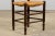 Antique Country French Ladder Back Maple Dining Chairs W/ Rush Seats - Set of 8 For Sale - Image 10 of 18