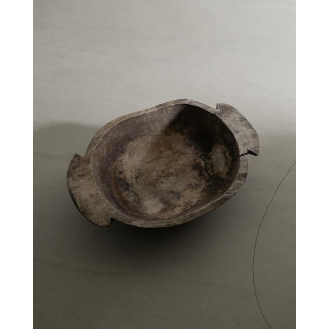 Large Antique Swedish Wooden Wabi Sabi Tray with Handles, 1800s For Sale - Image 3 of 6