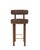 Collector Modern Moca Bar Chair in Tricot Brown Fabric and Smoked Oak by Studio Rig For Sale - Image 6 of 6