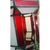 Glass 1990s Art Deco Style White Milk & Red Glass Chandelier, Pendant or Lantern, a Pair For Sale - Image 7 of 18