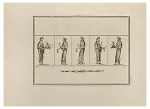 Francesco Cepparuli, Offering In Roman Rite, Etching, 18th Century