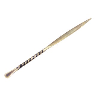 Brass Letter Opener, Italy, 1970s For Sale