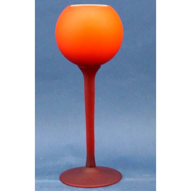 20th Century Orange and White Murano Glass Vase attributed to Carlo Moretti, Venice, Italy, 1950s For Sale - Image 15 of 15