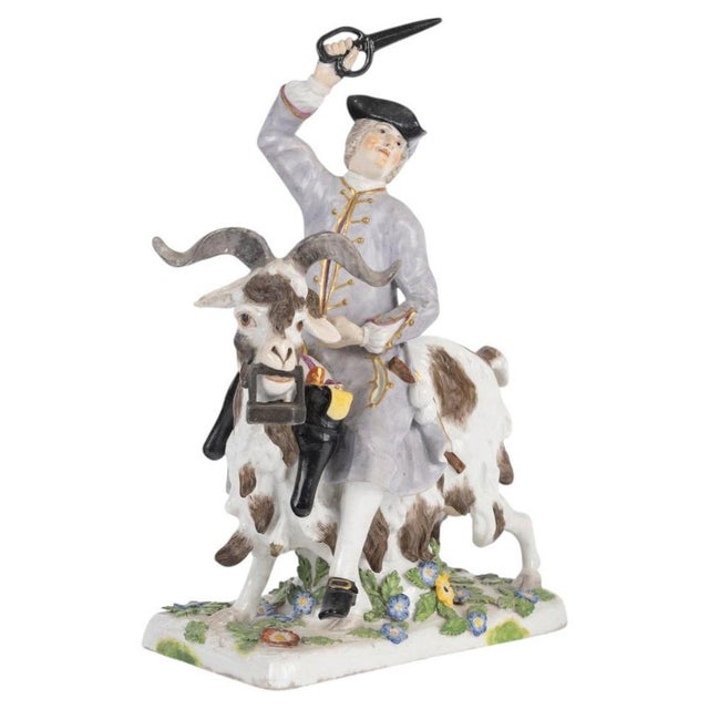 Antique German Porcelain Sculpture, 1800s For Sale - Image 10 of 10