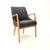 Black Danish Birch and Leather Armchair, 1960s For Sale - Image 8 of 8