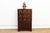 Asian Vintage Red Painted Apothecary Chest For Sale - Image 3 of 13