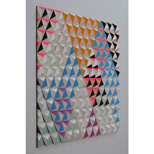 Contemporary Sebastian Welzel, Fis-3 Topographie, Cardboard, Limited Edition 19 of 20 For Sale - Image 3 of 7