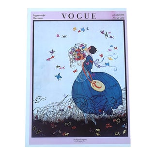 Vintage Poster Lithograph-Vogue-11" X 15" For Sale