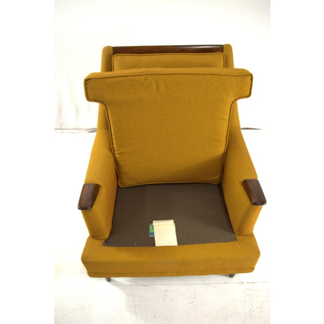 1960s Kroehler Mid Century Low Back Arm Chair For Sale In New York - Image 6 of 15