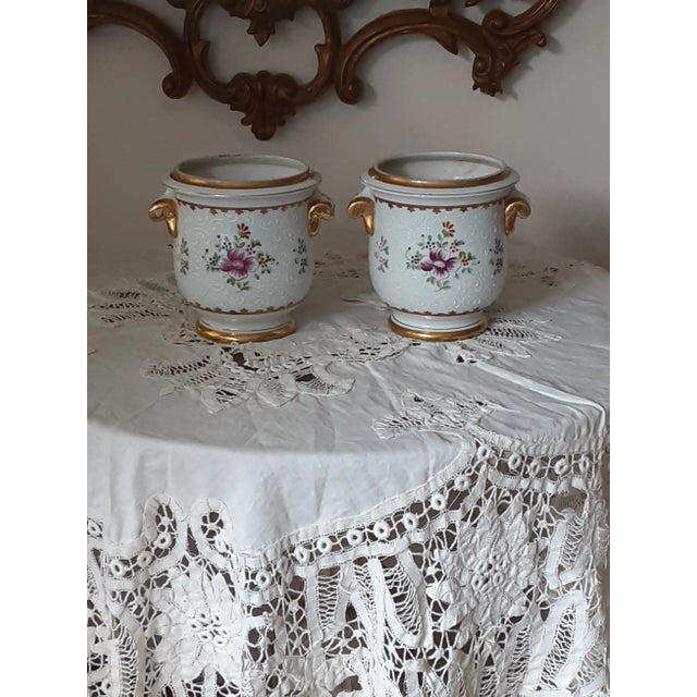 French 19th Century Dual Sided Cache Pots, 2 of a Kind-2 Available For Sale - Image 3 of 12