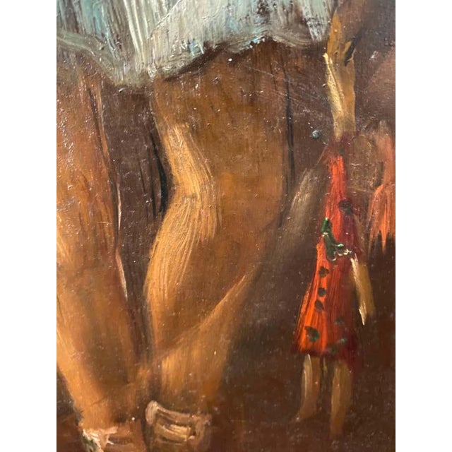 "The Last Doll" Post-Impressionist Oil Portrait by Mary Erikson For Sale - Image 4 of 5