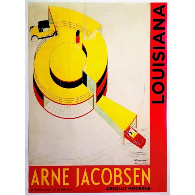 Arne Jacobsen Lithograph Print Modernist Architecture Denmark Museum Exhibition Poster " Future House " 1929 For Sale - Image 10 of 10