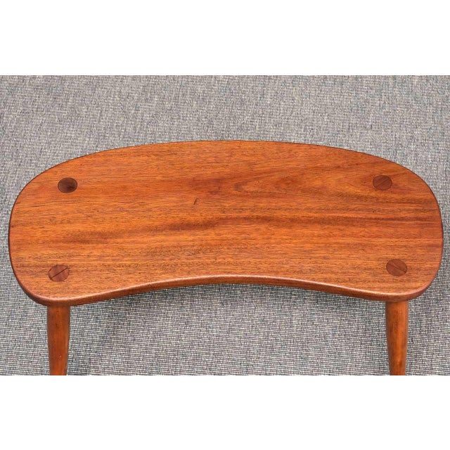 Organic Teak Side Table from Illums Bolighus, Denmark, 1950s For Sale - Image 4 of 12