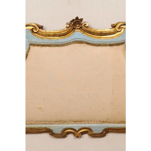 Wood Italian Antique Wall-Mounted King HeadBoard For Sale - Image 7 of 9