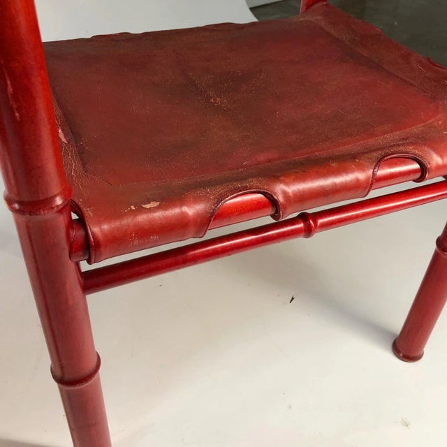 Billy Haines Style Faux Bamboo Chairs - a Pair For Sale - Image 4 of 12