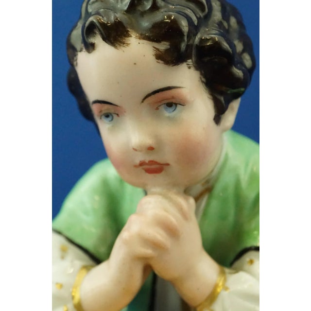 Early 19th Century Porcelain Figurine of Child with Basket by Jacob Petit, France For Sale - Image 11 of 18