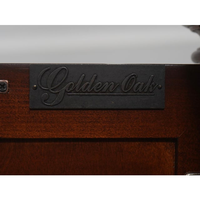 Cherry Tv Media Cabinet W. Glass Doors For Sale - Image 18 of 18