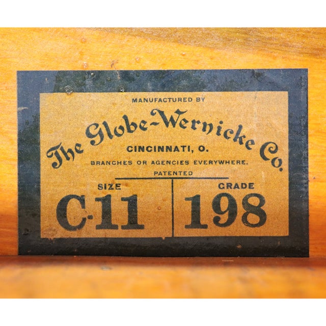 Globe Wernicke Globe Wernicke Arts & Crafts Mission Oak 5 Stack Barrister Bookcase C1920 For Sale - Image 4 of 13