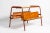 1950s Stitched Leather Table or Magazine Rack by Jacques Adnet, 1950s For Sale - Image 5 of 7