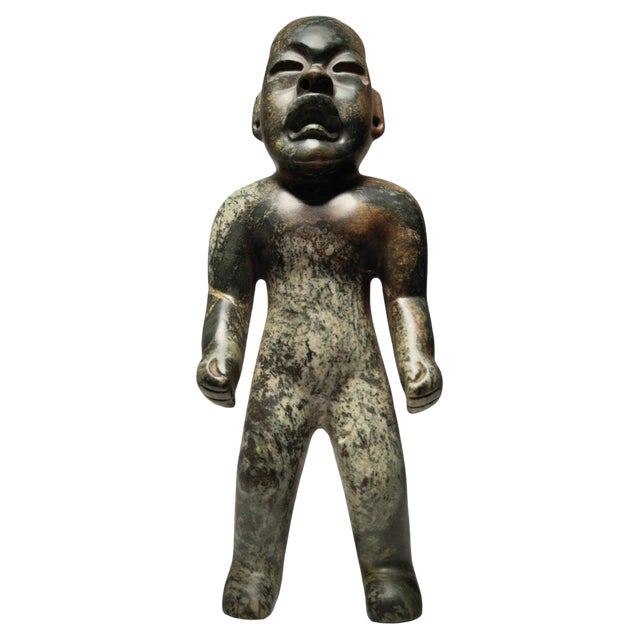Preclassic Olmec Figurine in Stone For Sale