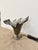 Organic Style Arteriors Laura Kirar Maize Lamp. Brutalist inspire sculptural metal flower form. Hammered/Textured finish....