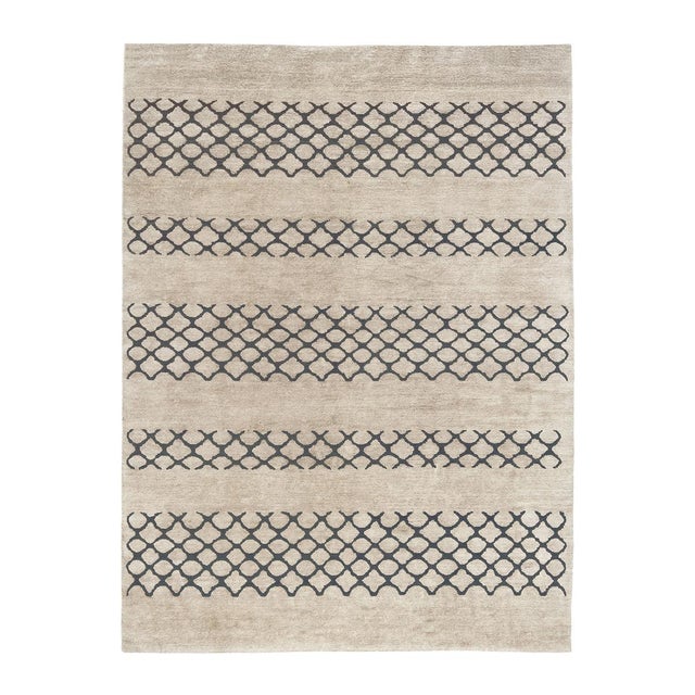 Not Yet Made - Made To Order Onoko NL1 Handknotted Rug in Wool and Natural Linen by Kristiina Lassus For Sale - Image 5 of 5
