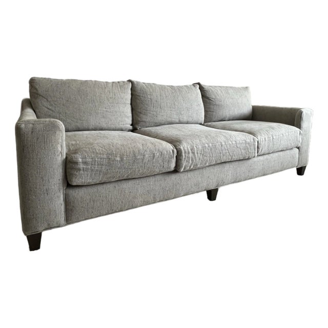 Cisco Home Gunner Sofa in Andrews Burlap For Sale