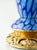 Art Deco Bohemian Blue Art Glass Table Lamp with Cast Brass Base.Czechoslovakia, 1920s For Sale - Image 14 of 18