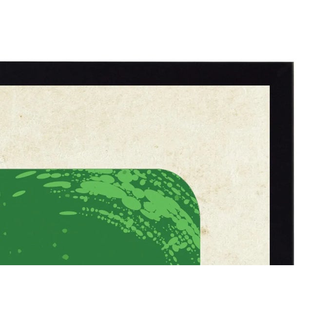 Art Print: Mexico Travel Ticket Print In Black Shadowbox Dimensions: 13" x 17"