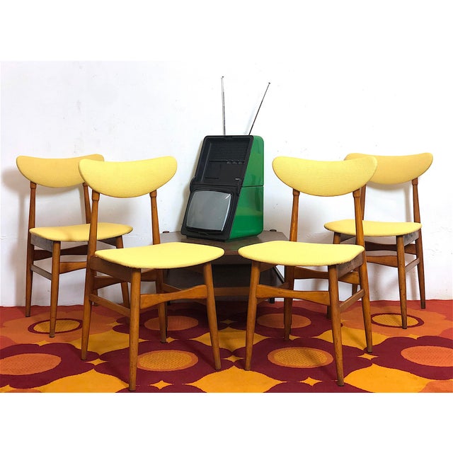 Vintage Italian Dining Chairs, 1960s, Set of 4 For Sale - Image 4 of 14