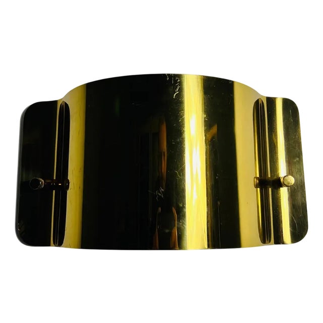 Mid-Century Modern Brass Wall Lamp, Italy, 1960s For Sale