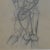Gray Cubist Style Female Studies of Life Drawings, Early 20th Century, Set of 2 For Sale - Image 8 of 13
